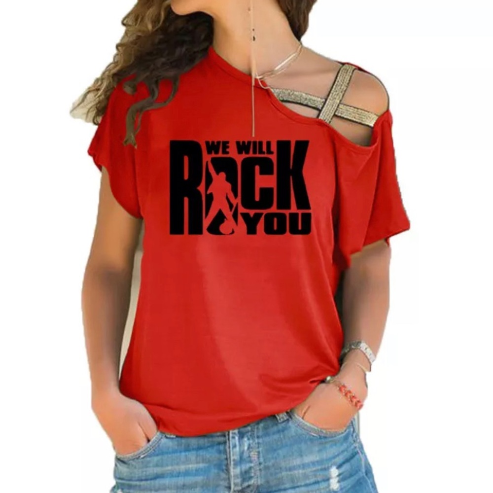 Queen We Will Rock You Shirt Band Concert T-shirt